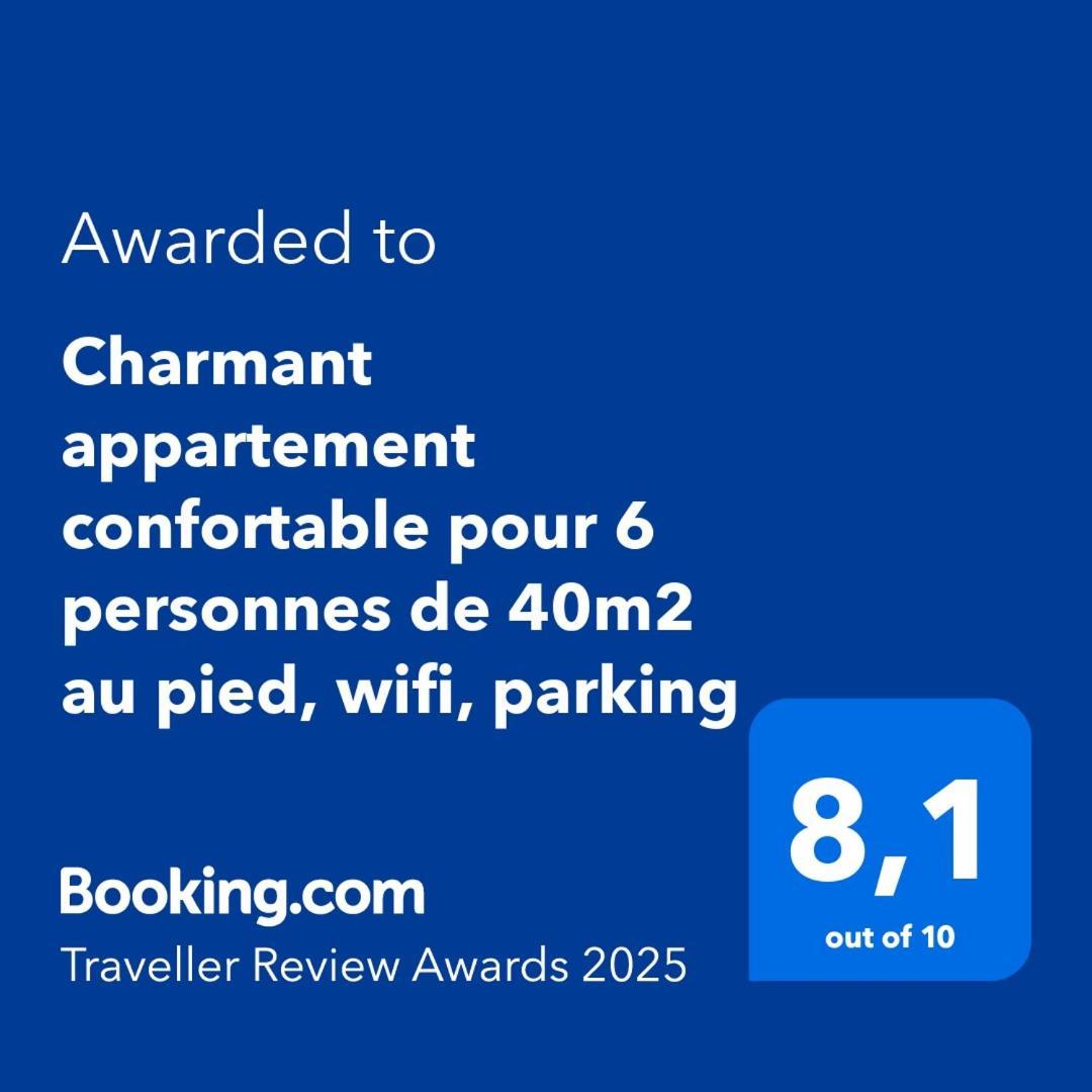 Charmant Appartement Confortable Pour 6 Personnes 40M2 Pied Pistes, Piscine, Wifi, Parking Шамрусс Экстерьер фото